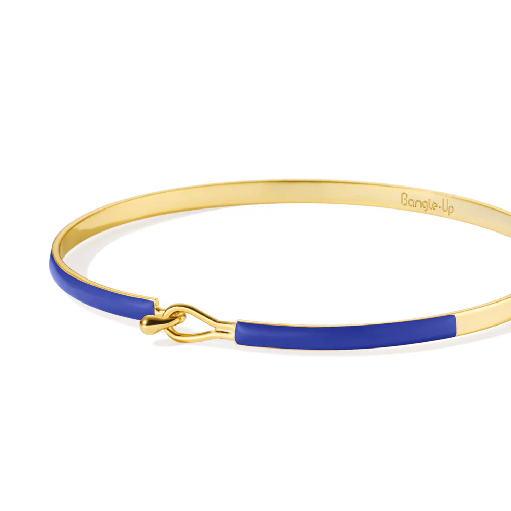 LILY lacquer bracelet with drop clasp in gilded brass