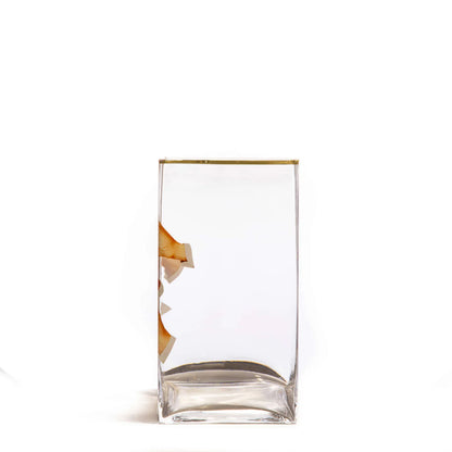 Glass vase big Lipstick