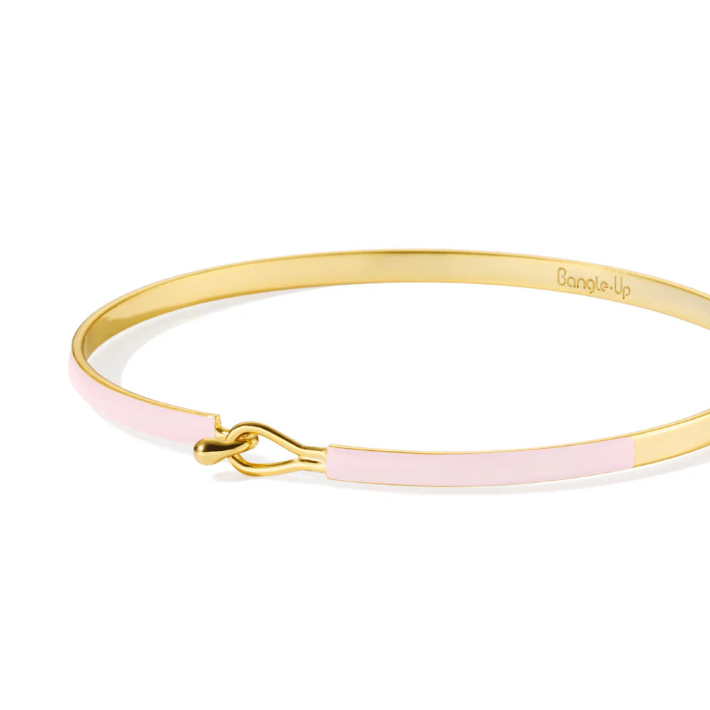 LILY lacquer bracelet with drop clasp in gilded brass