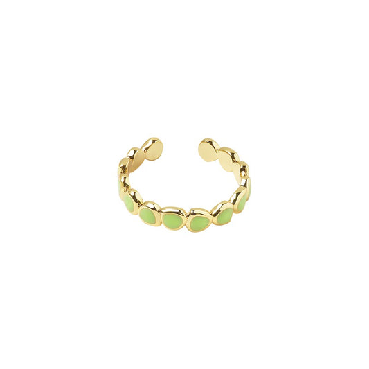 LUMI lacquer adjustable thin ring - Yuzu (Copy)
