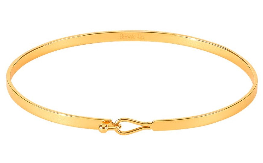 LILY lacquer bracelet with drop clasp in gilded brass
