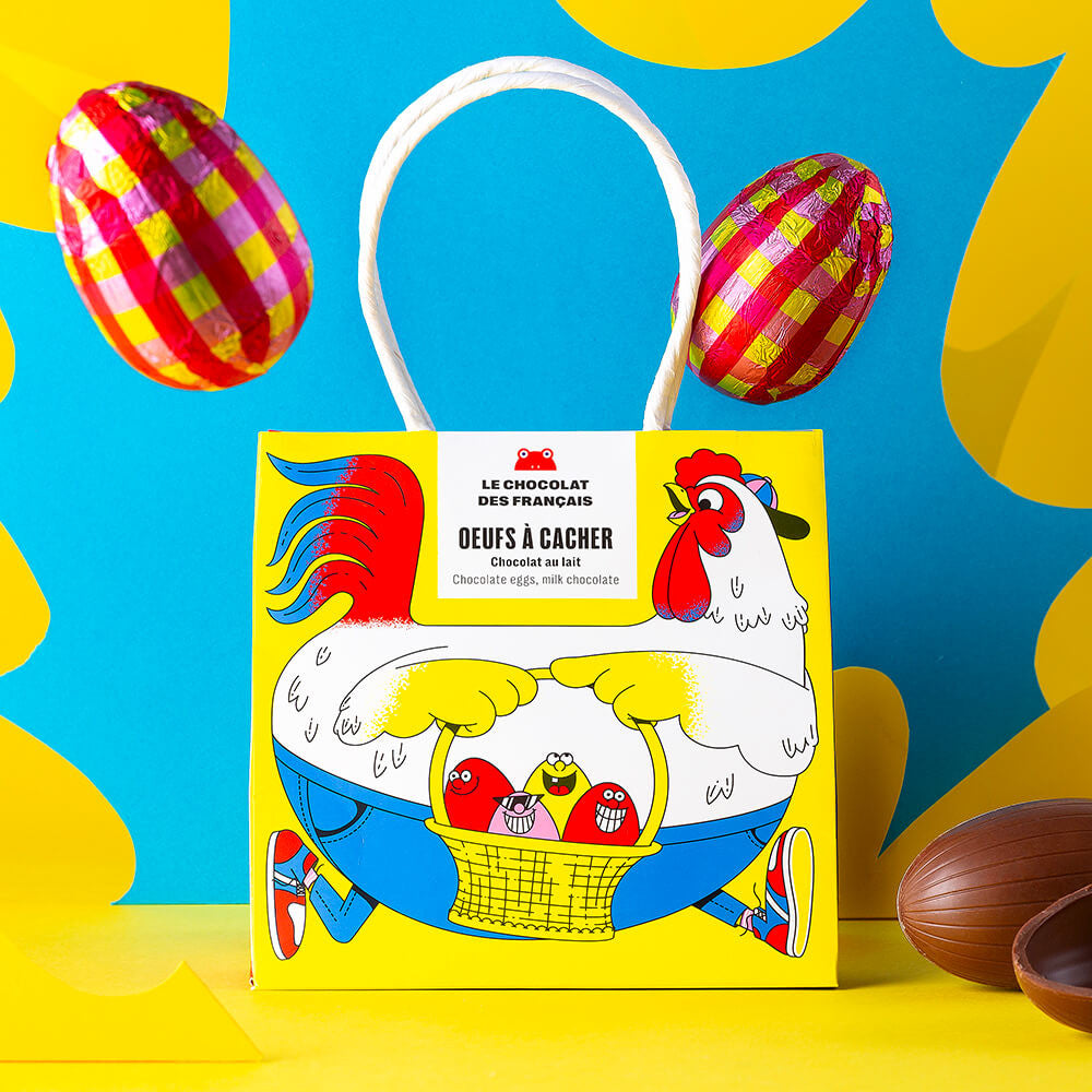 Panier 5 milk Easter chocolate eggs