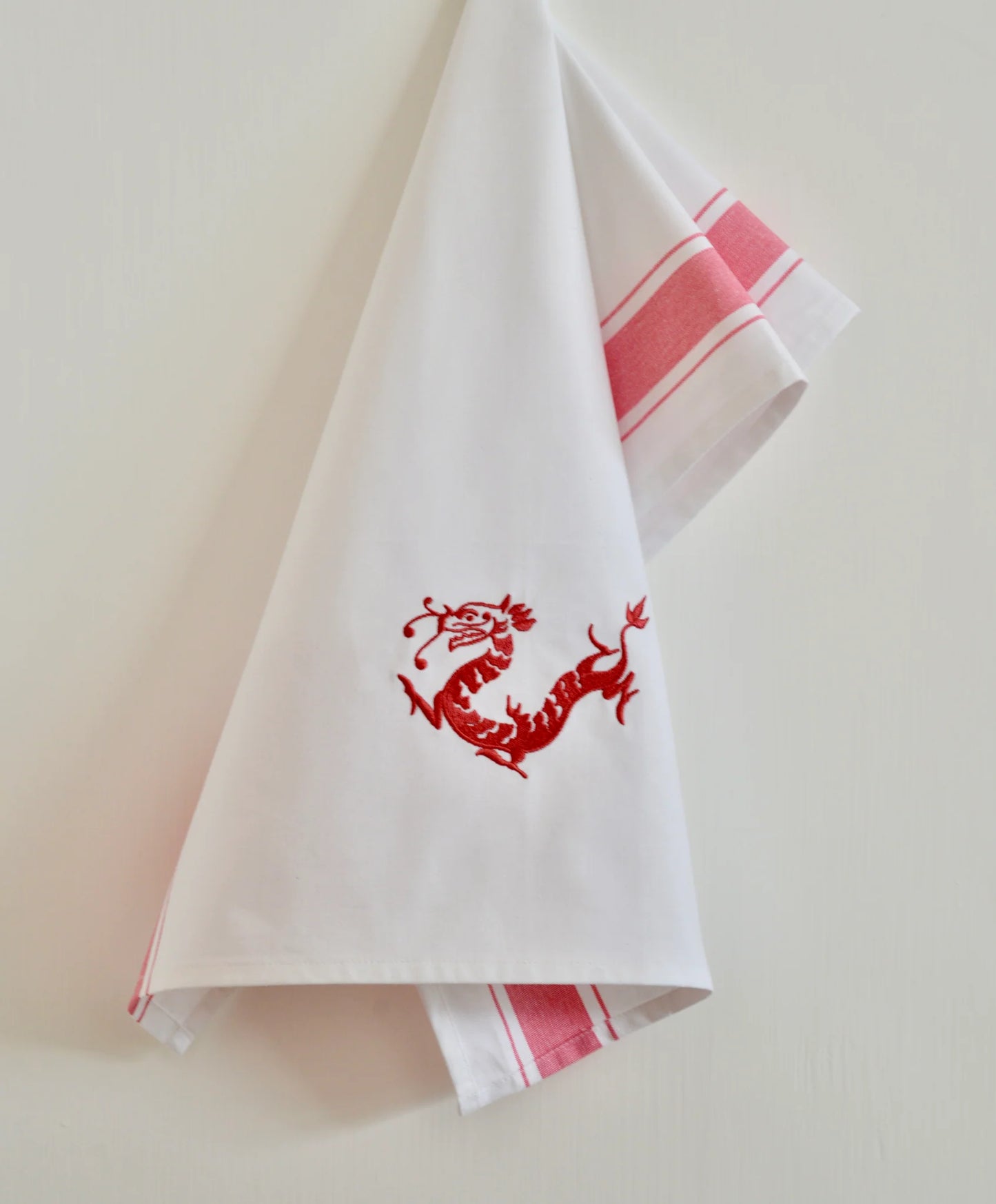 ZEST of Asia Tea towel with Red Dragon
