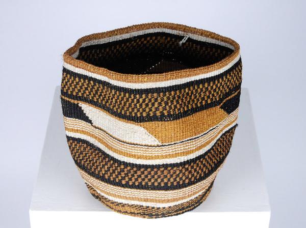 KADI: Geometric Natural and Black Baskets Set