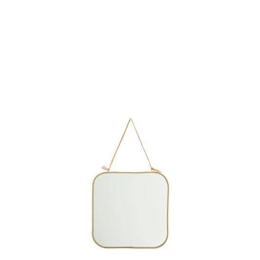 Brass Hanging Mirror