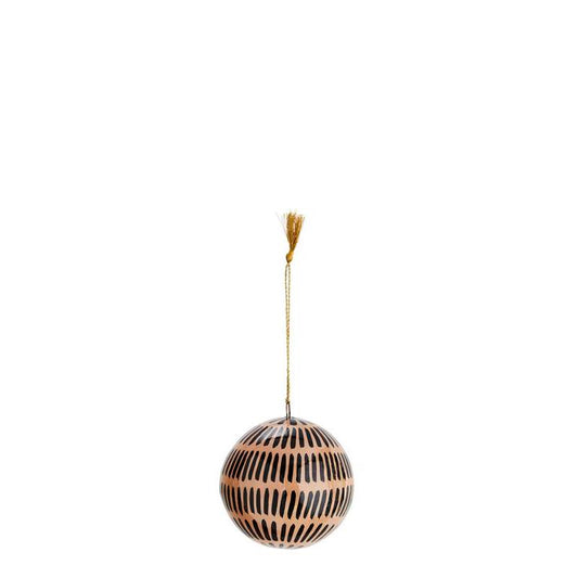 Hanging Papier Mache Ball Dash