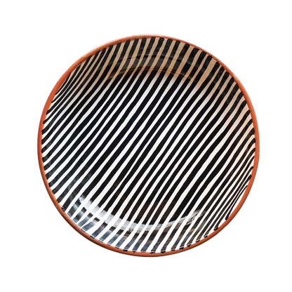 Maison Marcel Casa Cubista Black Stripes Large Bowl