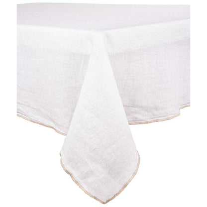 Tablecloth Venice White 160x160